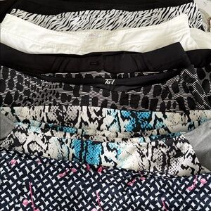 Lot of 11 Tail Women's Skorts Collection - Black, White, Blue, Pink